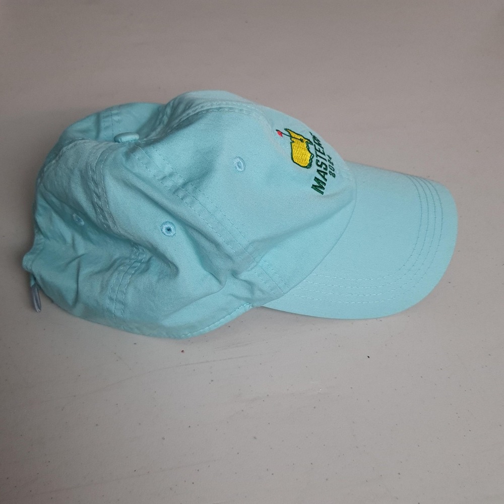 Masters Tournament Hat Cap Strap Back Mens Light Blue Golf Augusta National 2024 - Picture 6 of 12